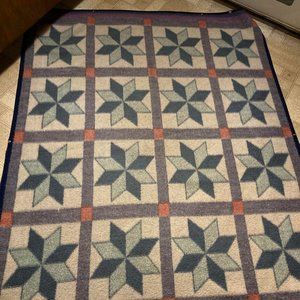 Biederlack USA Vintage Reversible Cuddle Wrap Wearable Throw Blanket 55”x 67”